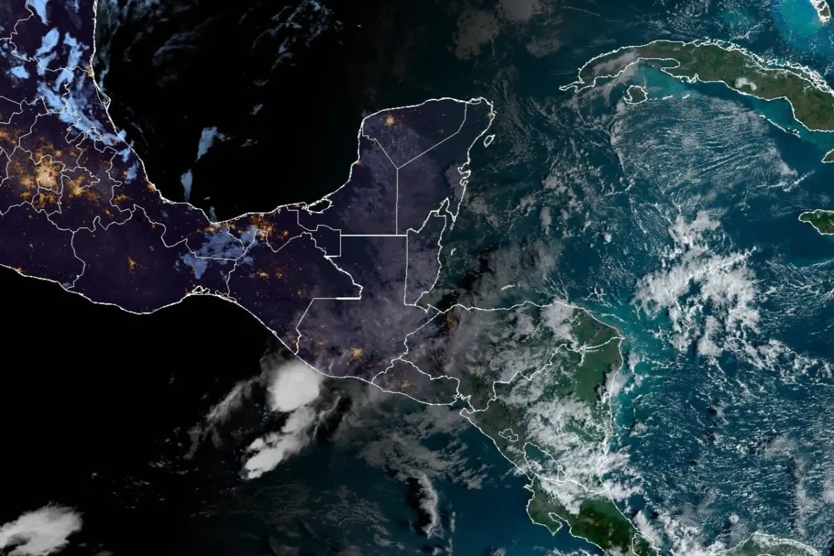 El ente de pronósticos señaló que la mañana de este domingo se presentan nublados parciales en la mayor parte del país., GOES