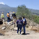 La PDH da seguimiento a los trabajos de reparación en el área.   ,Cortesía. 