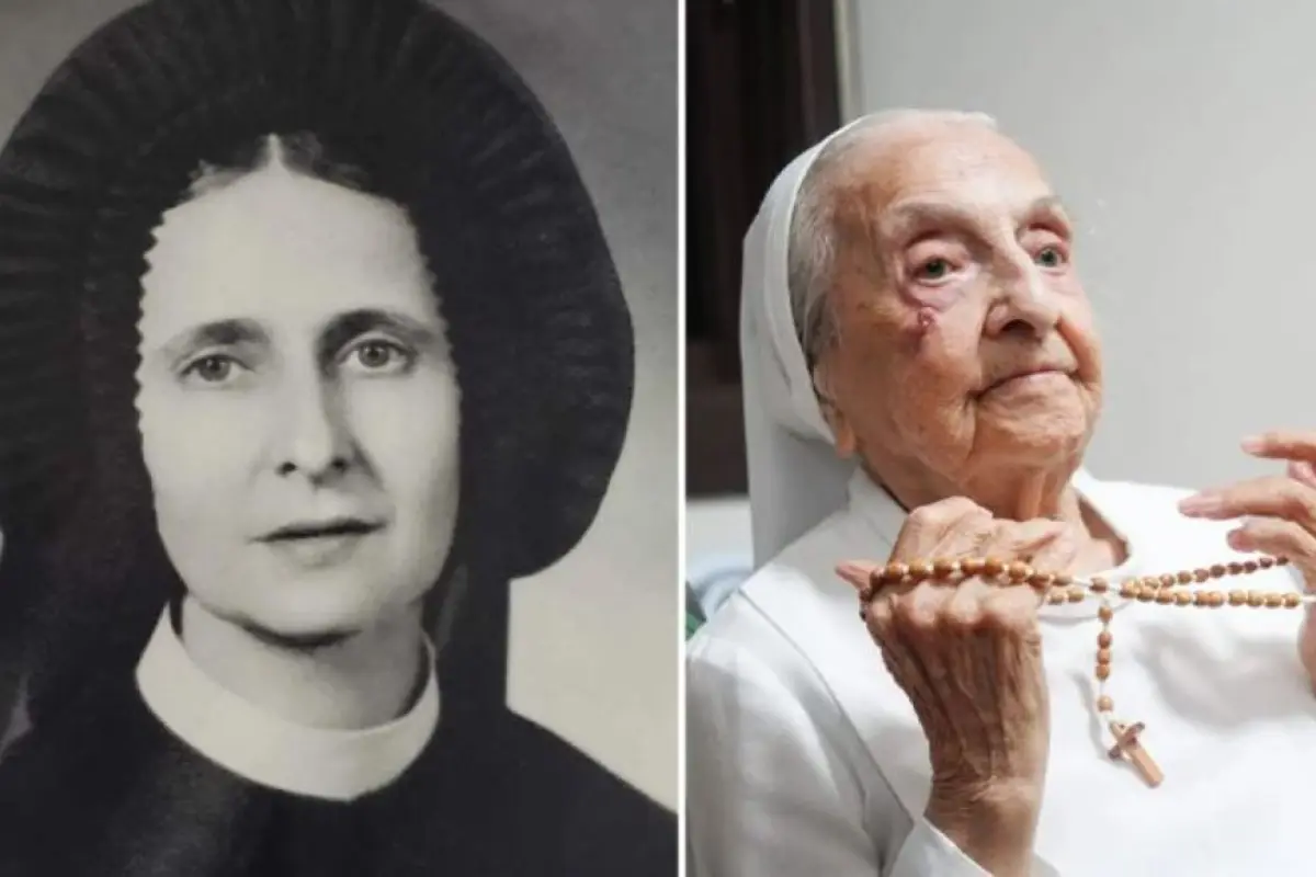 Monja Inah Canabarro Lucas, bendición del Papa Francisco, Foto Guinness World Record