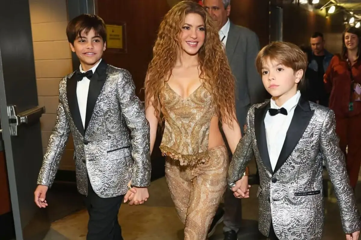 Shakira y sus hijos, Instagram