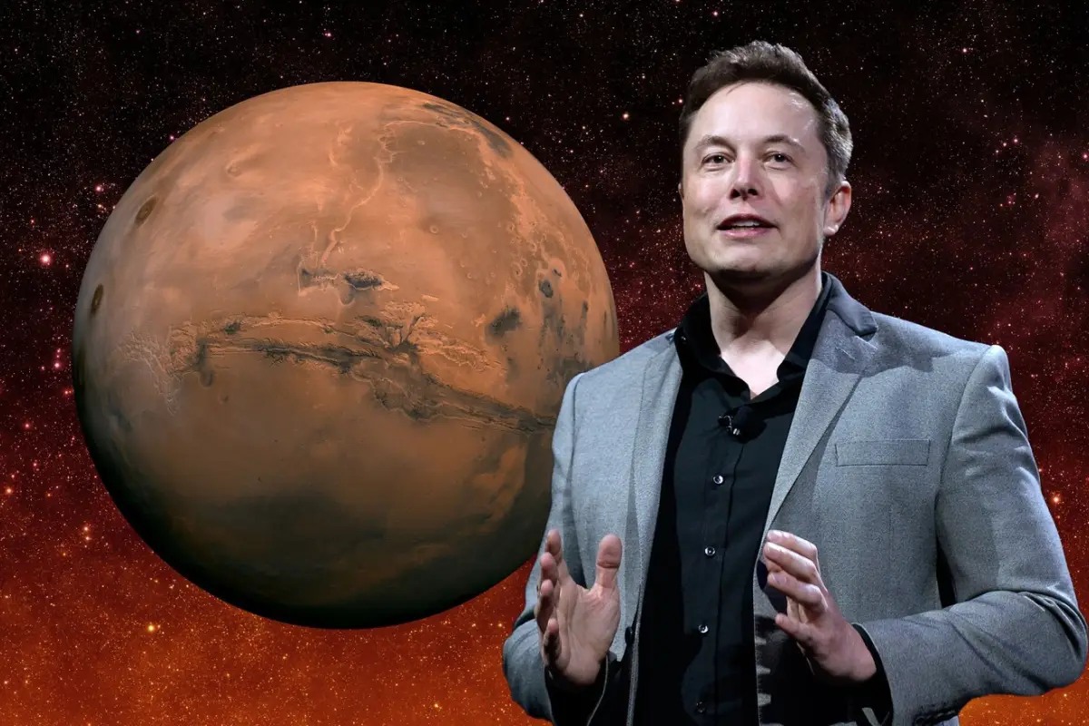 Elon Musk marte, Instagram