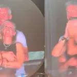 Infidelidad en concierto de Coldplay ,Captura de pantalla