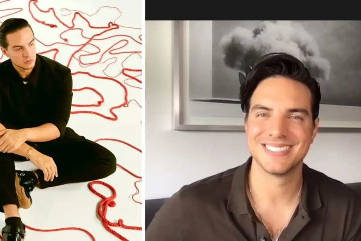 Vadhir Derbez, Foto izquierda cortesía / Foto derecha captura de entrevista