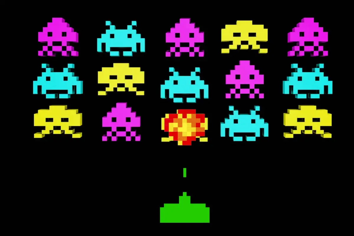 space invaders, Facebook