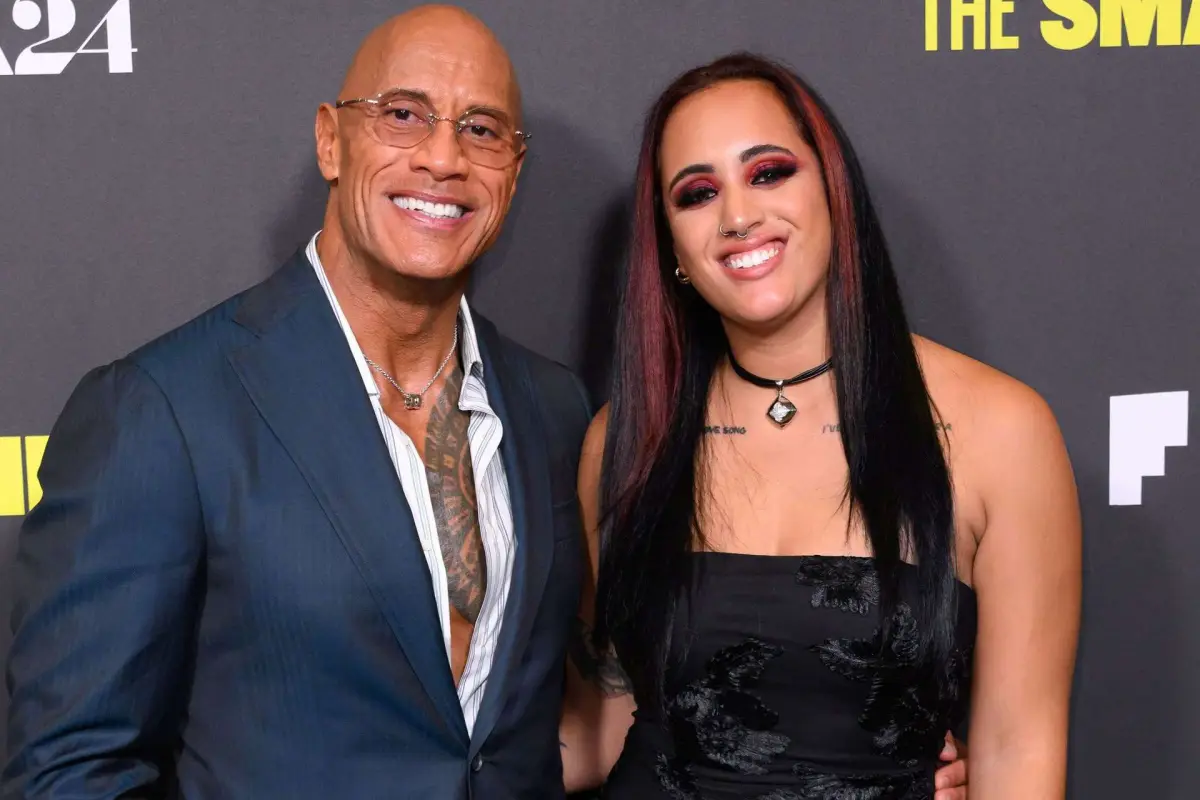 Dwayne Johnson y su hija, Instagram