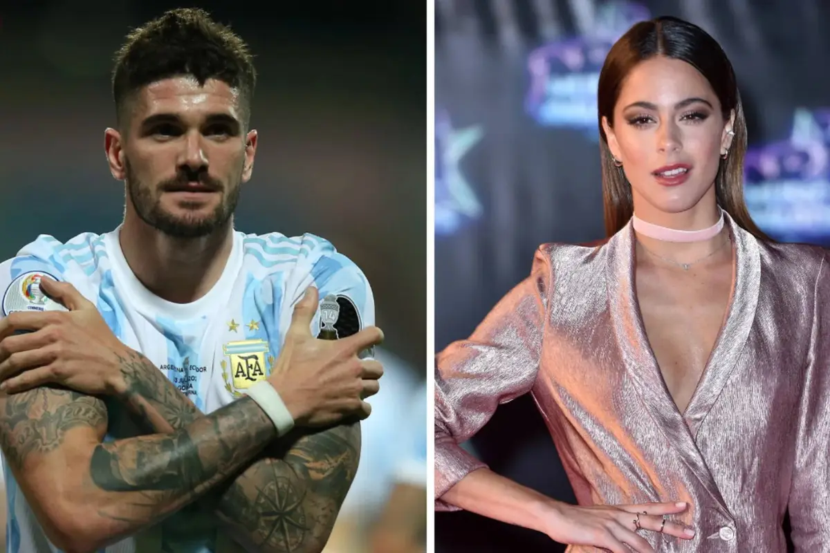 Tini Stoessel y Rodrigo de Paul , Instagram