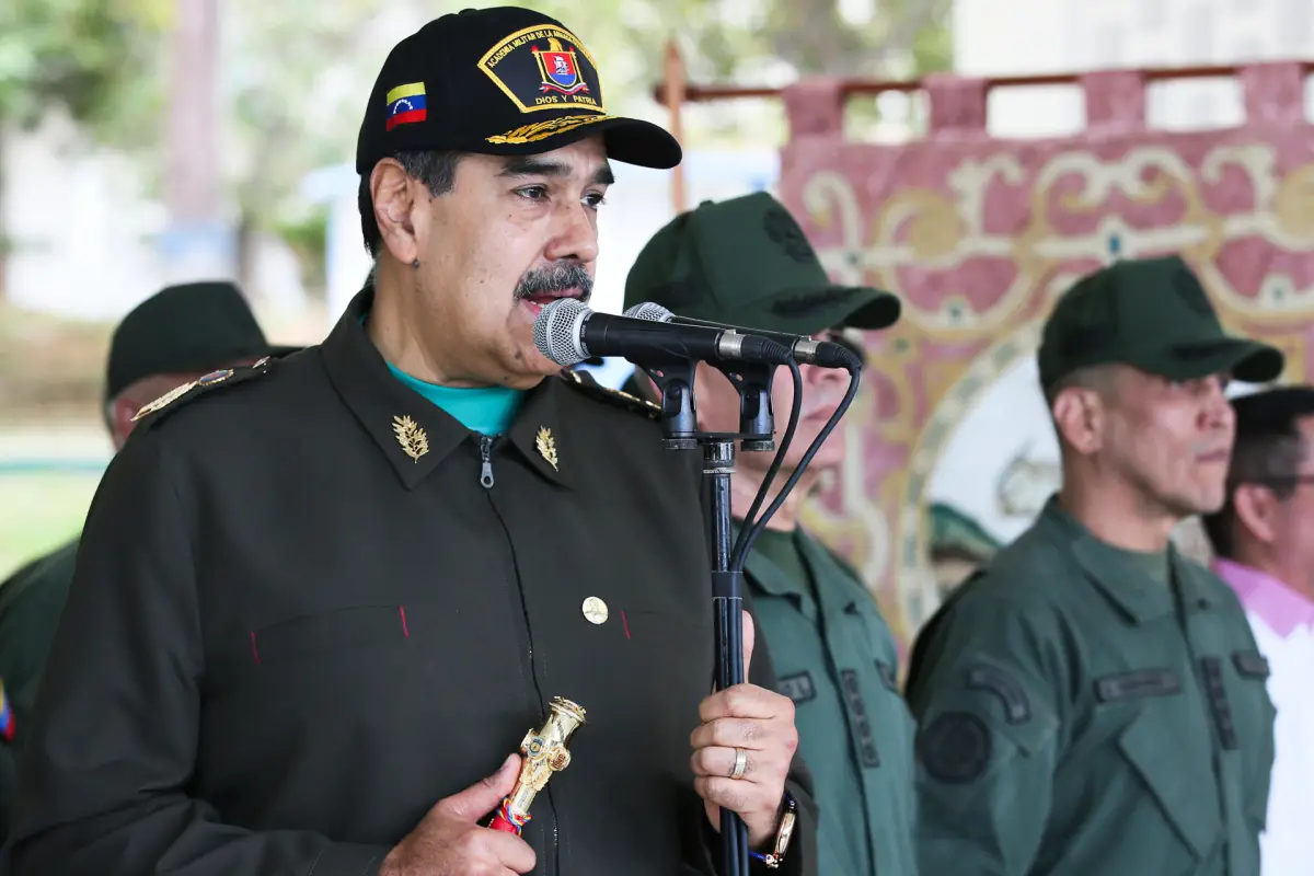 Nicolás Maduro en un acto en Venezuela, EFE