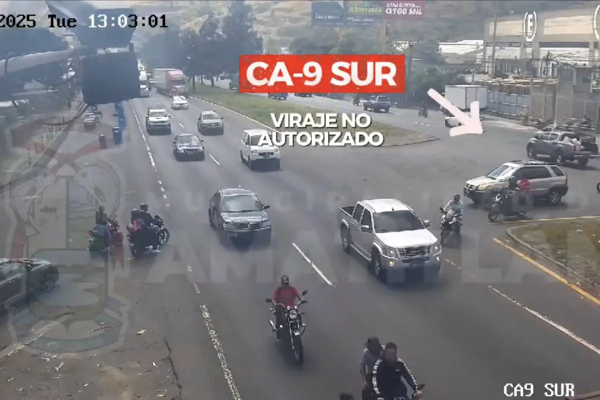 Así quedó registrado en video., Captura de pantalla video de Facebook.