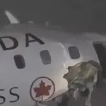Así se vivió el choque entre avión y camión de bomberos. ,Captura de pantalla video de X.