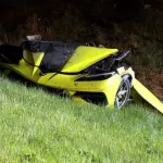 Impactante accidente auto deportivo. ,Redes sociales.