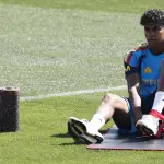El delantero de la selección española de futbol Lamine Yamal. ,EFE