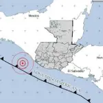 Temblor de magnitud 7.4 en costas entre México y Guatemala. ,Insivumeh