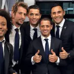 Chicharito y Cristiano Ronaldo ,Redes sociales de Chicharito