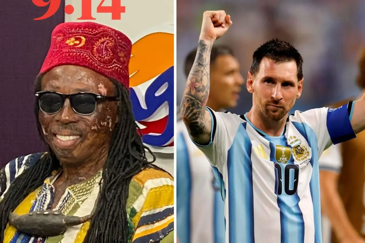 Nana Kwaku Bonsam Lionel Messi, Redes sociales / Foto EFE