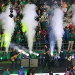 Maná medio tiempo México vs. Inglaterra ,Foto EFE