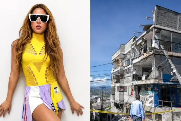 Shakira terremoto de Colombia ,Redes sociales Shakira y Foto EFE