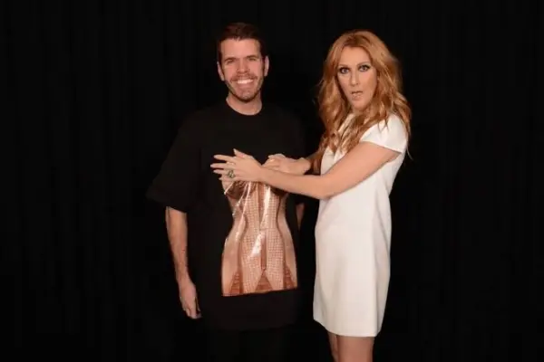 Perez Hilton y Celine Dion ,Instagram