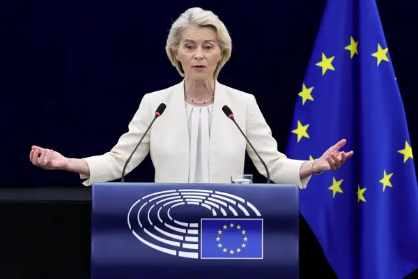 La presidenta de la Comisión Europea, Ursula von der Leyen ,Foto EFE