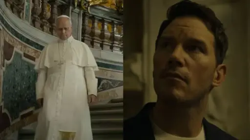 Chris Pratt y papa León XIV  ,Redes sociales