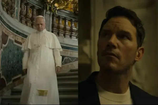 Chris Pratt y papa León XIV  ,Redes sociales